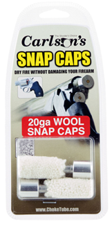 Carlsons 53472 Carlson's Choke Tubes 00106 Snap Cap  20 Gauge Wool with Aluminum Base 2 Per Box