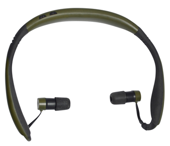 Altus Brands 54897 Pro Ears PEEBGRN Stealth 28  28 dB Behind The Head Black Ear Buds with Green Ban