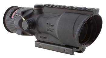 55364 Trijicon 100001 ACOG  Black Hardcoat Anodized 6x 48mm Illuminated Red Chevron .2