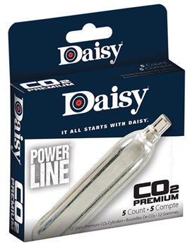55391 Daisy 7580 CO2 CO2 Cartridges   Stainless