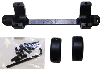 Dnz Products Ll 55395 DNZ MPS1M Game Reaper Scope Mount/Ring Combo For Rifle Mossberg 100ATR/4X4/Patri