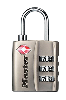 Masterlock 56036 Master Lock 4680DNKL Combination Lock Resettable Open With Combination Nickel St