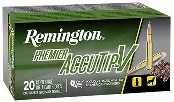 56169 Remington Ammunition 29192 Premier  223 Rem 55 gr AccuTip-V 20 Bx/ 10 Cs