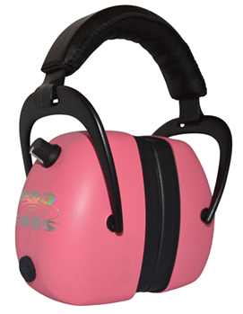 Altus Brands 56191 Pro Ears PEG2RMP Gold II Electronic Muff 30 dB Over the Head Pink Ear Cups with