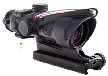 56354 Trijicon TA31F ACOG 4x32mm w/TA51 223Cal Red Chevron 36.80ft @ 100 yds FOV Blk