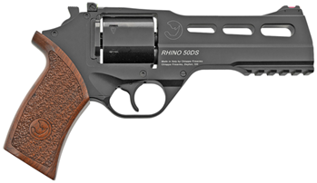 NEW Chiappa Firearms 340220 Rhino 50DS Single/Double 357 Magnum 5" 6 Walnut Black