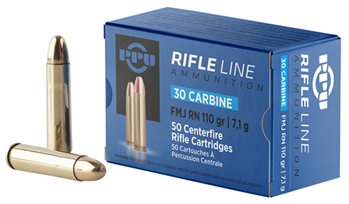 Tr&z Usa Tradin 56547 PPU PP30F Standard Rifle  30 Carbine 110 gr Full Metal Jacket (FMJ) 50 Bx/ 10 Cs