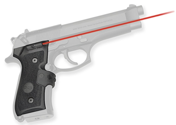 Crimson Trace C 57918 Crimson Trace LG402M Mil-Spec Lasergrips Red Beretta 92/96/M9A1 Blk