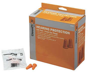 Champion Traps 57983 Champion Targets 40959 Foam Earplugs Orange