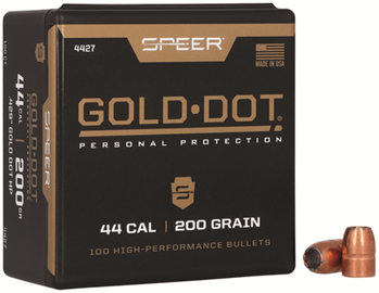 Cci/speer 58009 Speer 4427 Gold Dot Personal Protection 44 Caliber .429 200 GR Hollow Point (HP)