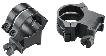 58062 Weaver Mounts 49049 Quad-Lock Rings Quad Lock Extra High 1" Diameter Matte Black