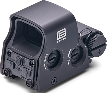 58406 Eotech XPS3-2 65/2 w/NV 1x 1.2"x0.85" Obj Unltd Eye Relief (2) 1 MOA Dots Blk