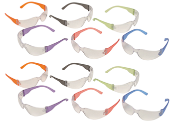 59011 Pyramex S4110MP Intruder Glasses Anti-Scratch Polycarbonate Clear Lens with Mult
