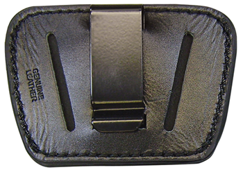 Ps Products 59043 Peace Keeper 036BLK Belt Slide Holster S-M Black Leather Fits Belts up to 1.75"