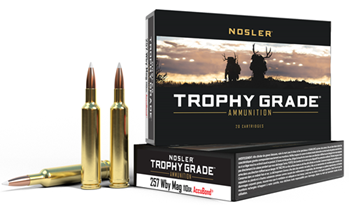 59555 Nosler 60012 Trophy Grade  257 Wthby Mag 110 gr AccuBond 20 Bx/ 10 Cs