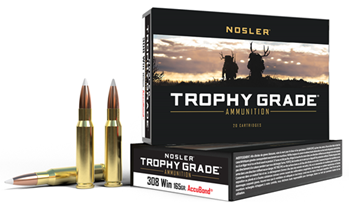 59570 Nosler 60049 Nosler Custom 308 Winchester/7.62 NATO 165 GR AccuBond 20 Bx/ 10 Cs