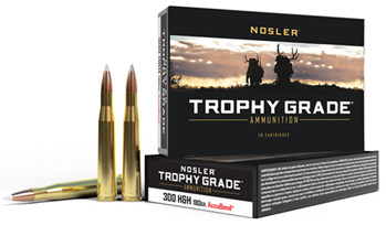 59577 Nosler 60060 Trophy Grade  300 H&H Mag 180 gr AccuBond 20 Bx/ 10 Cs