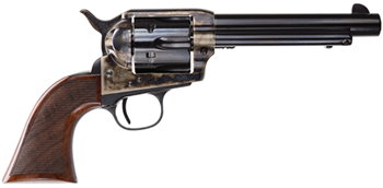 Taylors And Com THE SMOKE WAGON Taylors & Company 4110DE Smoke Wagon Deluxe 45 Colt (LC) 6rd 5.50" Blued Cylinde