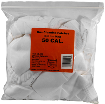60347 Southern Bloomer 126 Cleaning Patches 50 Caliber
