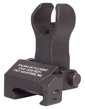 60499 Troy Ind SSIGFBSFHBT02 Tritium BattleSights Front Sight Folding Green Black Hard