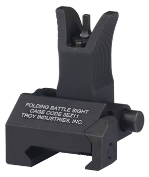 60501 Troy Ind SSIGFBSFMBT00 BattleSight Front Sight Folding Black Black Hardcoat Anod
