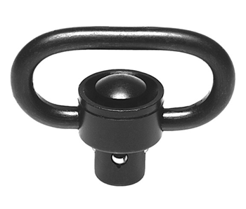 60516 Troy Ind SMOUSSQ00BT00 SSQD Swivel 1" Push Button Black Stainless Steel