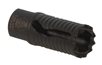 60517 Troy Ind SSUPMED05BT00 Medieval Muzzle Brake Black Steel with 1/2"-28 tpi Thread