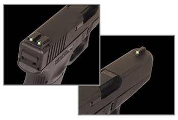 61023 Truglo TG231MP Tritium Pistol Night Smith & Wesson M&P Green