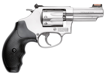 Smith & Wesson  S&W 162634 M63 Revolver 22LR 3" 8rd Adj Rear Sights/HiViz Front Syn Grip SS