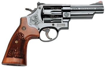 Smith & Wesson 150783 29 Machine Engraved Single/Double 44 Remington Magnum 4" 6