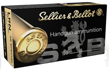 Magtech 61890 Sellier & Bellot SB38A 38 Special Lead Round Nose 158 GR 50Box/20Case