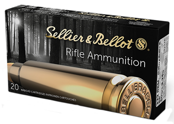 Magtech 61905 Sellier & Bellot SB222A Rifle  222 Rem 50 gr Soft Point (SP) 20 Bx/ 60 Cs