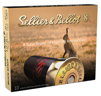 Magtech 61964 Sellier & Bellot V212832U 12ga 2.75" 4 Buck 21 Pellets 10Box/25Case