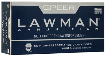 Cci/speer 62003 Speer 53919 Lawman 357 Sig Sauer Total Metal Jacket 125 GR 50Box/20Case