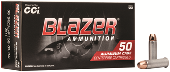 Cci/speer 62099 CCI 3519 Blazer  38 Special +P 158 gr Total Metal Jacket (TMJ) 50 Bx/ 20 Cs