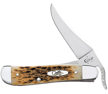 Case & Sons Cut 6235 Case 0260 6 RussLock  2.70" Folding RussLock Clip Plain Mirror Polished Tru-Shar