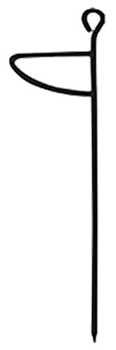 62529 Primos PS60086 Double Bull Ground Blind Stakes Black Steel 4 Per Pkg
