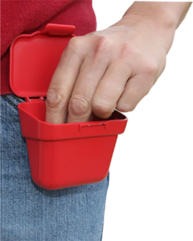 Mtm Molded Prod 62569 MTM Case-Gard ABP Ammo Belt Pouch  Handgun/Rifle Multi-Caliber 100rd Red Plastic
