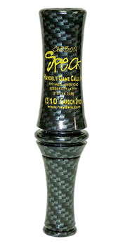 Haydels Game Ca 62812 Haydel's Game Calls CS10 Carbon Speck  Open Call Single Reed Specklebelly Sounds
