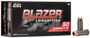 Cci/speer 63215 CCI 3556 Blazer 44 Special Jacketed Hollow Point 200 GR 50Box/20Case