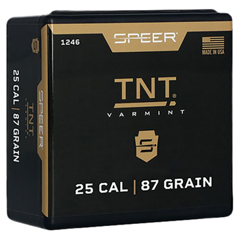 Cci/speer 63251 Speer 1246 TNT  25 Cal. .257 87 gr Jacketed Hollow Point (JHP) 100 Per Box
