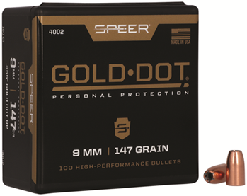 Cci/speer 63255 4002 SPR GOLD DOT .355 147GR HP 100CT