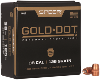 Cci/speer 63256 4012 SPR GOLD DOT .357 125GR HP 100CT