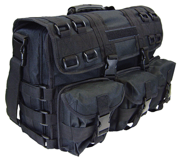 Ps Products 63451 Peace Keeper SPOPCB Overnight Bag 17x1276" 600D Poly PVC Lining Textured Black