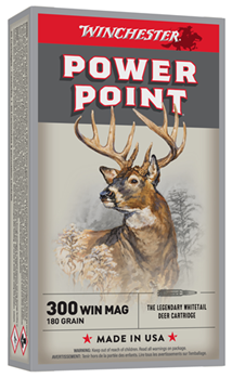 Winchester Ammu 65187 Winchester Ammo X30WM2 Super-X 300 Winchester Magnum 180 GR Power-Point 20 Bx/ 1