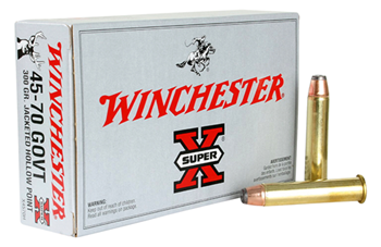 Winchester Ammu 65231 Winchester Ammo X4570H Super-X 45-70 Government 300 GR Jacketed Hollow Point 20