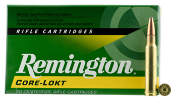 66094 Remington Ammunition 22191 Core-Lokt  338 Win Mag 250 gr Core-Lokt Pointed Soft