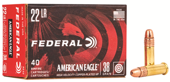 AE22 FEDERAL AE 22LR 38GR HP 1260FPS 40RD 100BX/CS