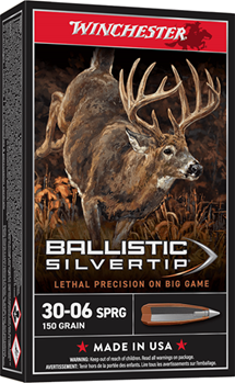 Winchester Ammu 67667 Winchester Ammo SBST3006 Supreme 30-06 Springfield 150 GR Ballistic Silvertip 20