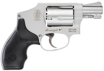 Smith & Wesson 103810 642 Airweight Double 38 Special 1.875" 5 Black Synthetic S